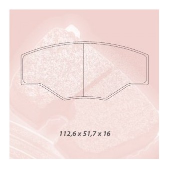 Plaquettes CARBONE LORRAINE - 5003W48T16