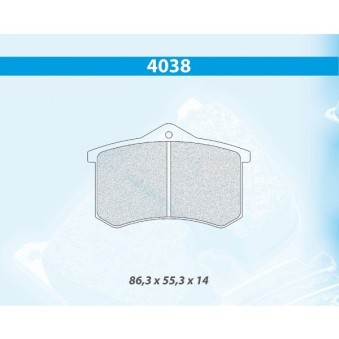 Plaquettes CARBONE LORRAINE Renault Twingo 2 RS 1.6 16v