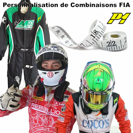Combinaison P1 FIA Personnalisée