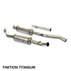 Ligne échappement Groupe A Inox Titanium Renault Clio 3 RS phase2