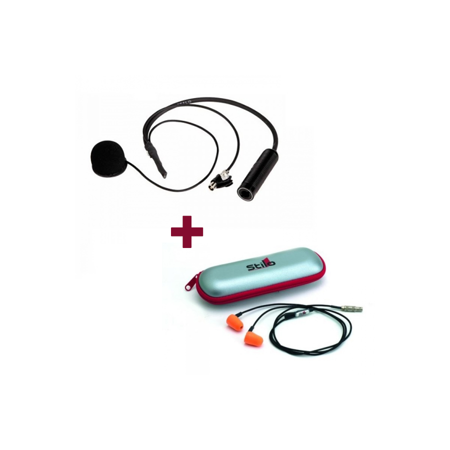 Micro pour écouteurs ear plug STILO pour casque intégral