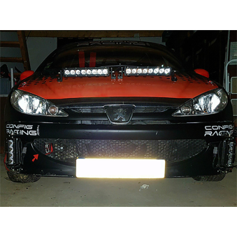 Pack 2 rampes de 4 Modules + 2 rampes de 8 modules LED RACING Pro SW