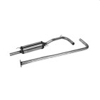 Ligne Echappement Groupe N Renault Clio 1.8 16S Non-Catalysée - inox