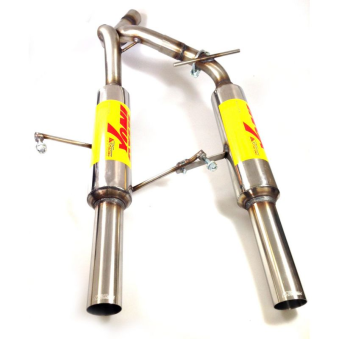 Silencieux inox Groupe N RC Racing Renault Clio 2 RS