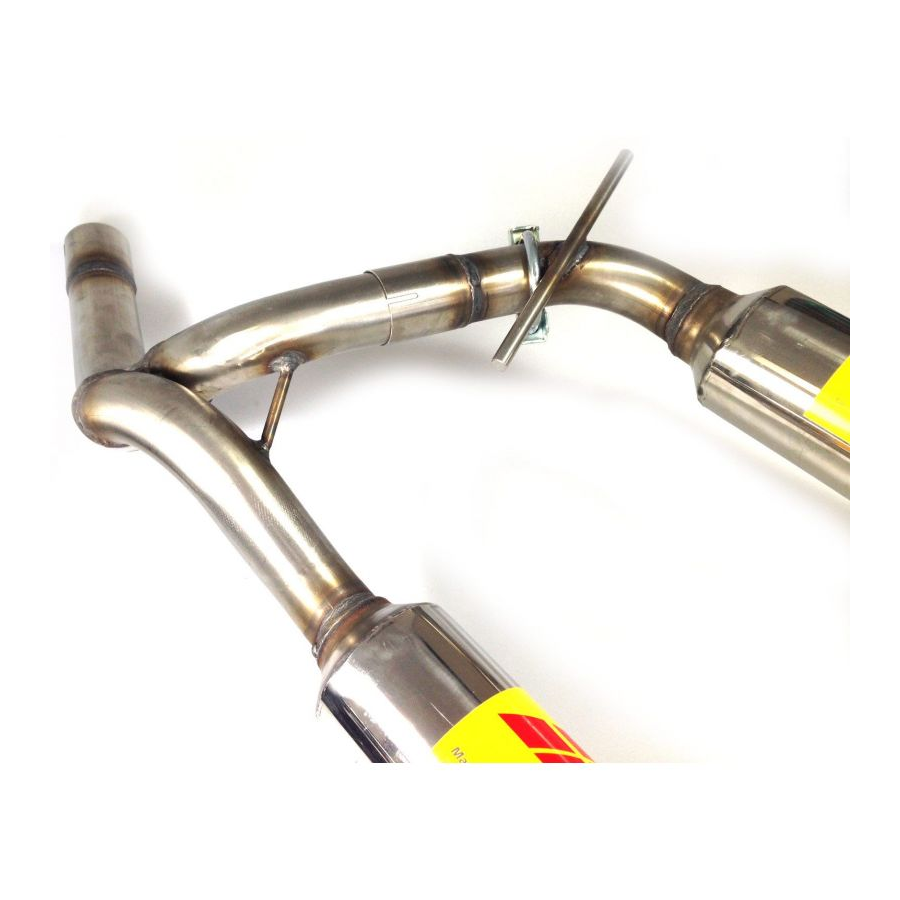 Silencieux inox Groupe N RC Racing Renault Clio 2 RS