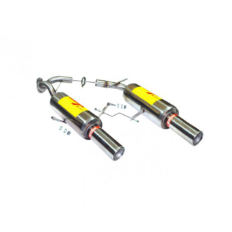 Silencieux inox RC Racing Renault Clio 2 RS phase 3 - 182cv