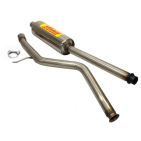 Tube Intermédiaire inox RC Racing Peugeot 206 XS 1.6 16v - avec silencieux