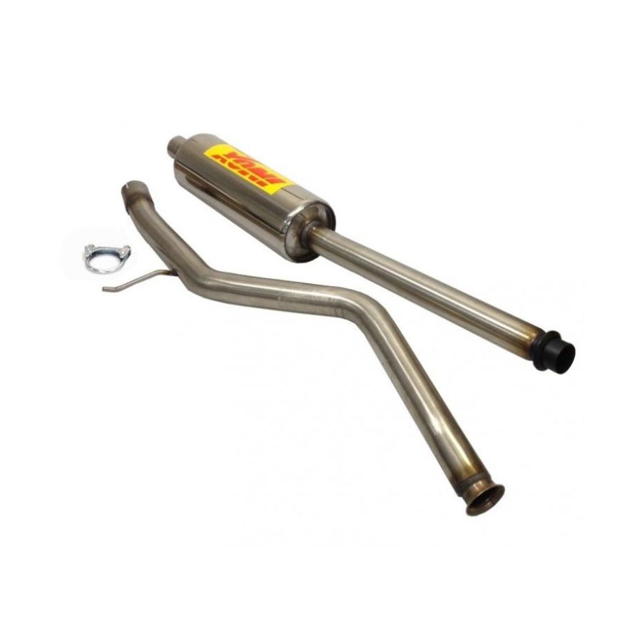 Tube Intermédiaire inox RC Racing Peugeot 206 XS 1.6 16v - avec silencieux