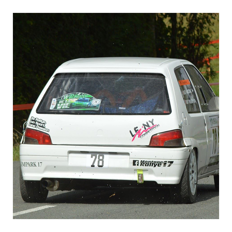 Lunette arrière Makrolon Peugeot 106 phase 1