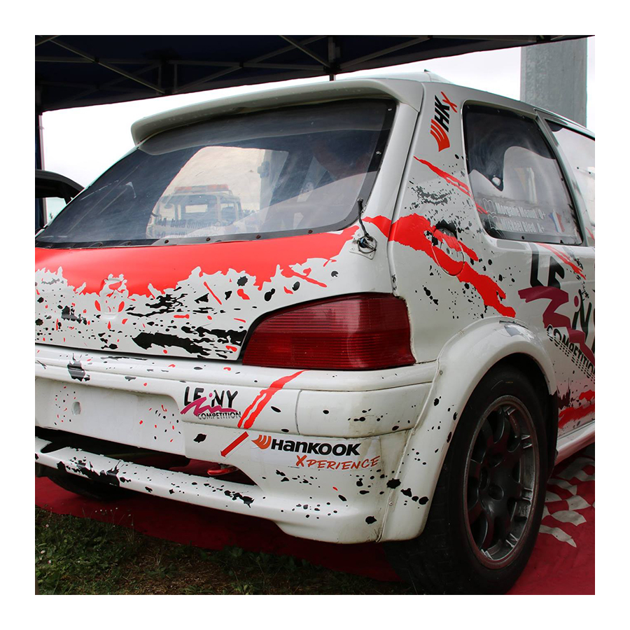 Lunette arrière Makrolon Peugeot 106 phase 2