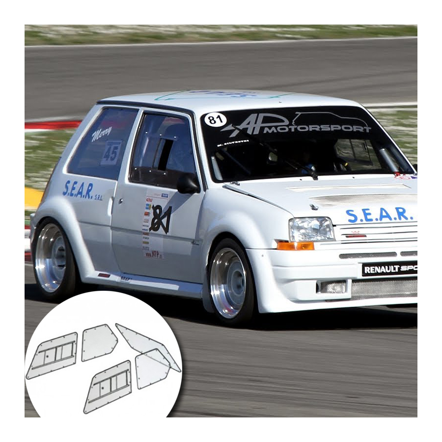 Kit Makrolon Renault Super 5 GT - 5mm