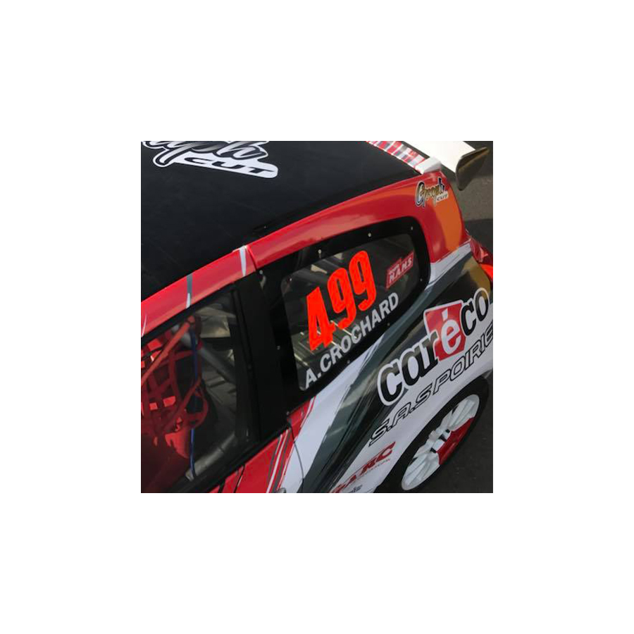 Vitre arrière latérale Makrolon Renault Clio 3