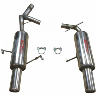 Silencieux inox RC Racing Renault Clio 2 RS phase 3 - 182cv