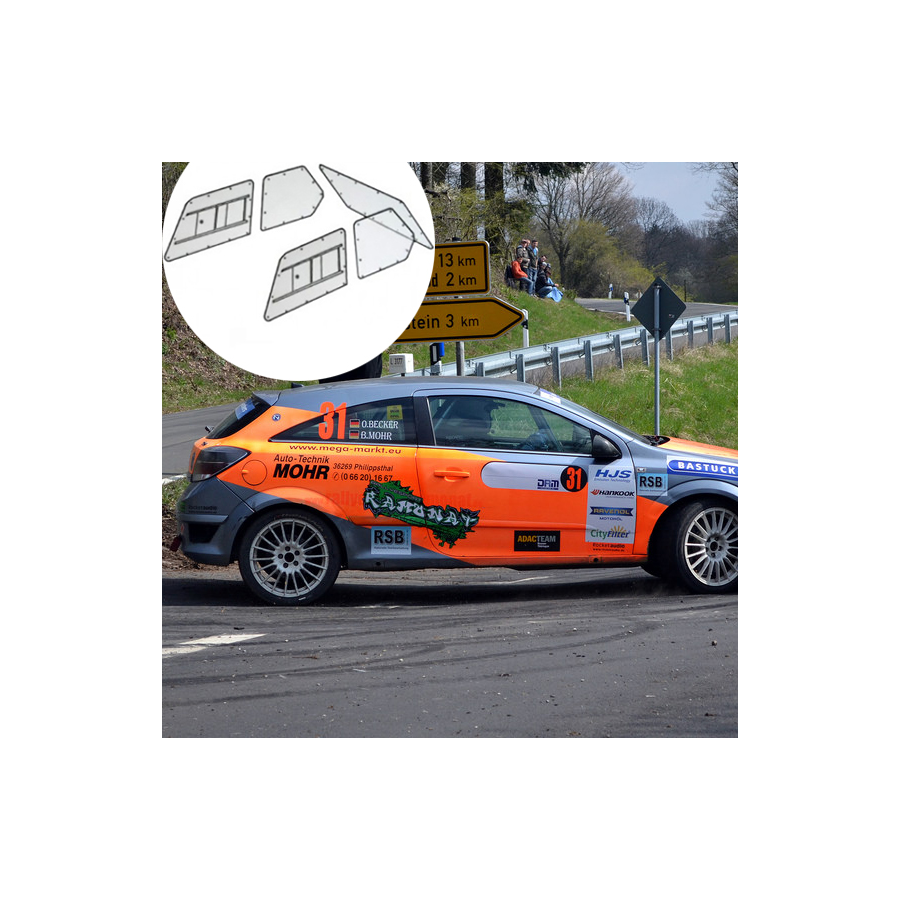 Kit Makrolon Opel Astra H - F2000