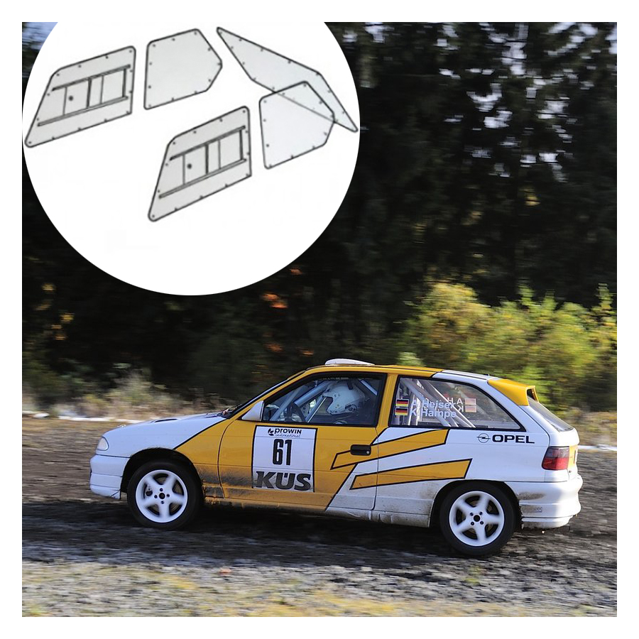 Kit Makrolon Opel Astra F - F2000