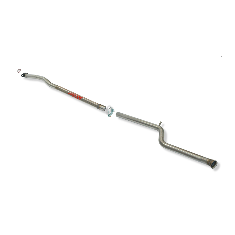 Tube Interm?diaire inox RC Racing Peugeot 106 S16 - sans silencieux 