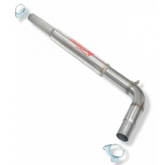 Tube Interm?diaire inox RC Racing Renault M?gane 3 RS - sans silencieux 