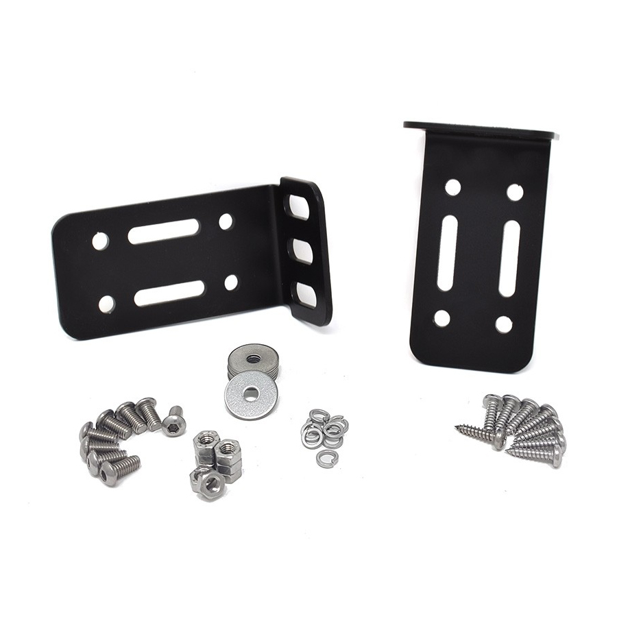 support plaque immatriculation pour 2 rampes Lazer