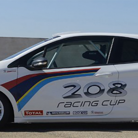 Vitre avant Makrolon Peugeot 208 Cup 