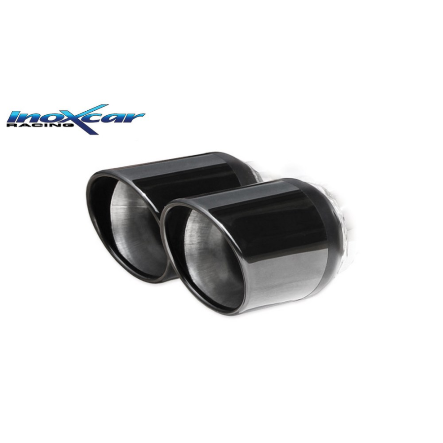 Silencieux Inox Inoxcar Audi A3 (8P) 2.0 FSI - 2x80 X-RACE BLACK 