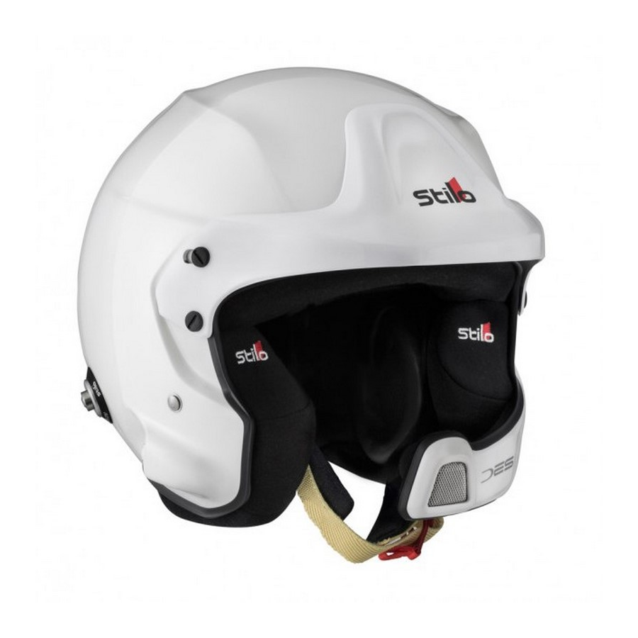 Casque Stilo WRC DES Rallye Composite - FIA - SA2015 - Blanc/noir 