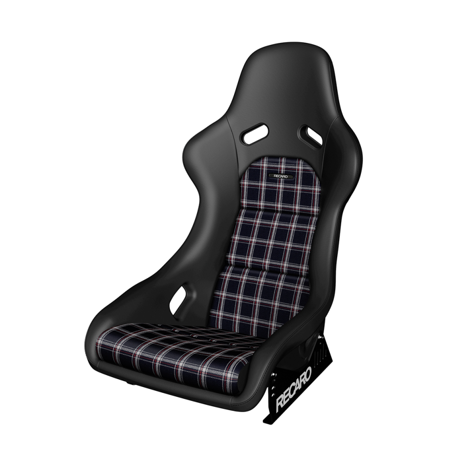 Baquet RECARO Classic Pole position - Cuir noir / Tissu Caro - Homologu? route 