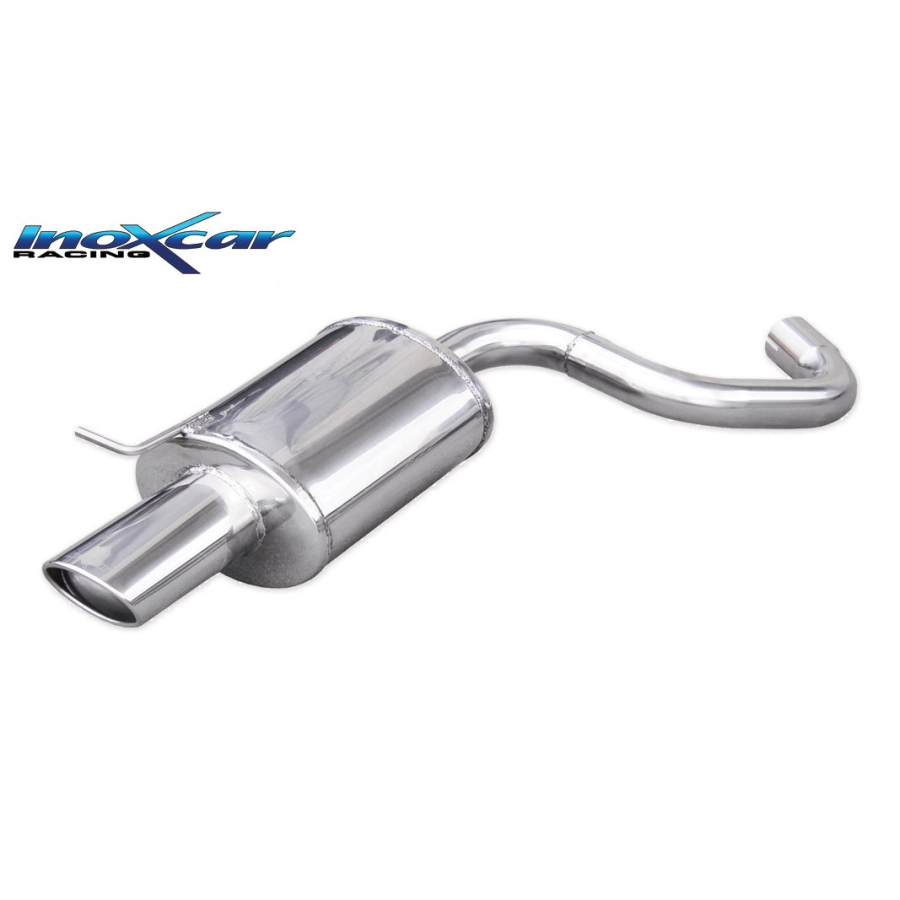 Silencieux inox Inoxcar BMW E91 320D - sortie ovale 120x80mm 
