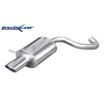 Silencieux inox Inoxcar BMW E91 320D - sortie ovale 120x80mm 