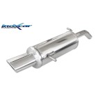 Silencieux Inox Inoxcar Citroen C2 VTS 1.6 16v (125cv) - sortie ovale 120x80mm
