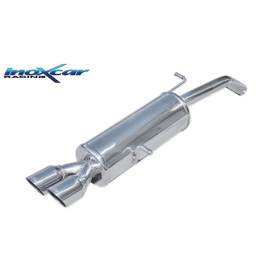 Silencieux Inox Inoxcar Citroen DS3 1.6 16v Turbo (155cv) - double sortie 80mm racing 