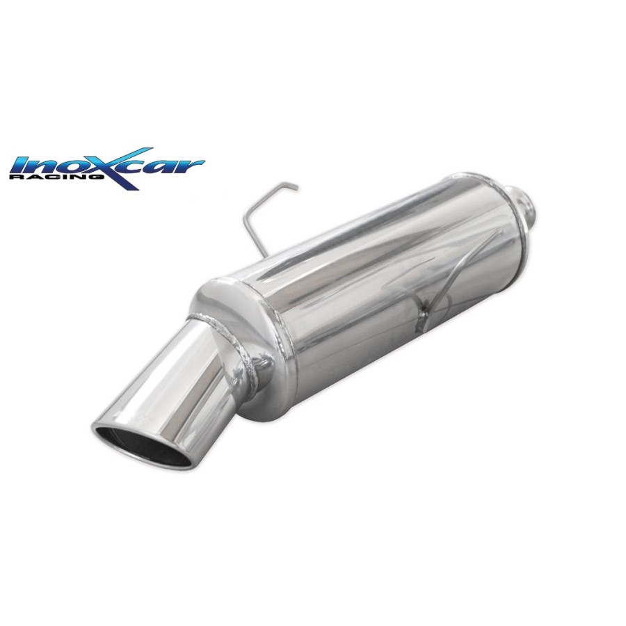 Silencieux Inox Inoxcar Citroen Saxo 1.6 8v (98cv) - sortie ovale 120x80mm 