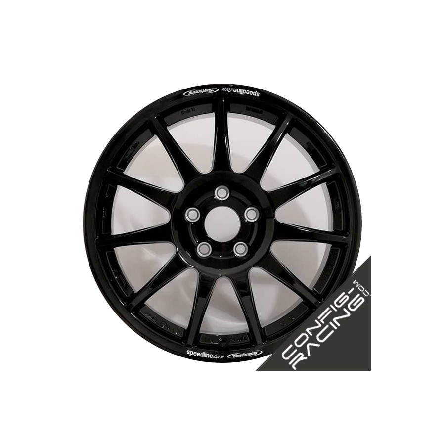 Jante Speedline Turini Type 2120 Renault Clio Maxi R3 7x17 - ET41 - Noir brillant 