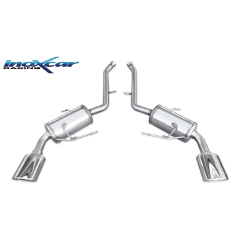 Silencieux Inox Inoxcar Mercedes ML (W164) 320 CDi - sortie droite et gauche 120x80mm 