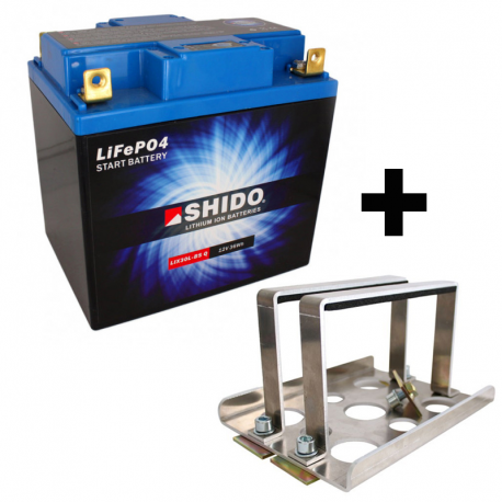 Batterie Lithium Ion SHIDO pour moto LIX30L-BS dans votre boutique-All-bikes