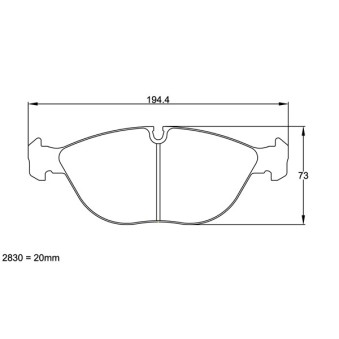 Plaquettes PAGID Audi RS4 2.7 (B5)