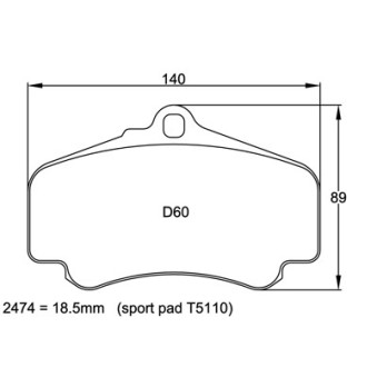 Plaquettes PAGID Porsche 911 (997) 3.8 Carrera S