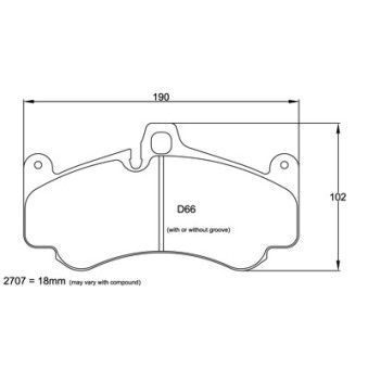 Plaquettes PAGID Porsche 911 (997) Turbo / GT3 / RS
