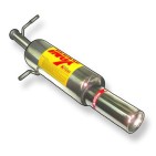 Silencieux inox RC Racing Peugeot 307 1,4 / 1,6 / 2,0 - Diamètre 101