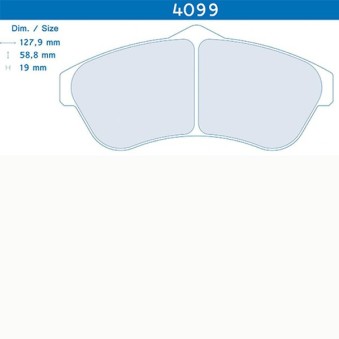 Plaquettes CARBONE LORRAINE Citroen C2 VTS