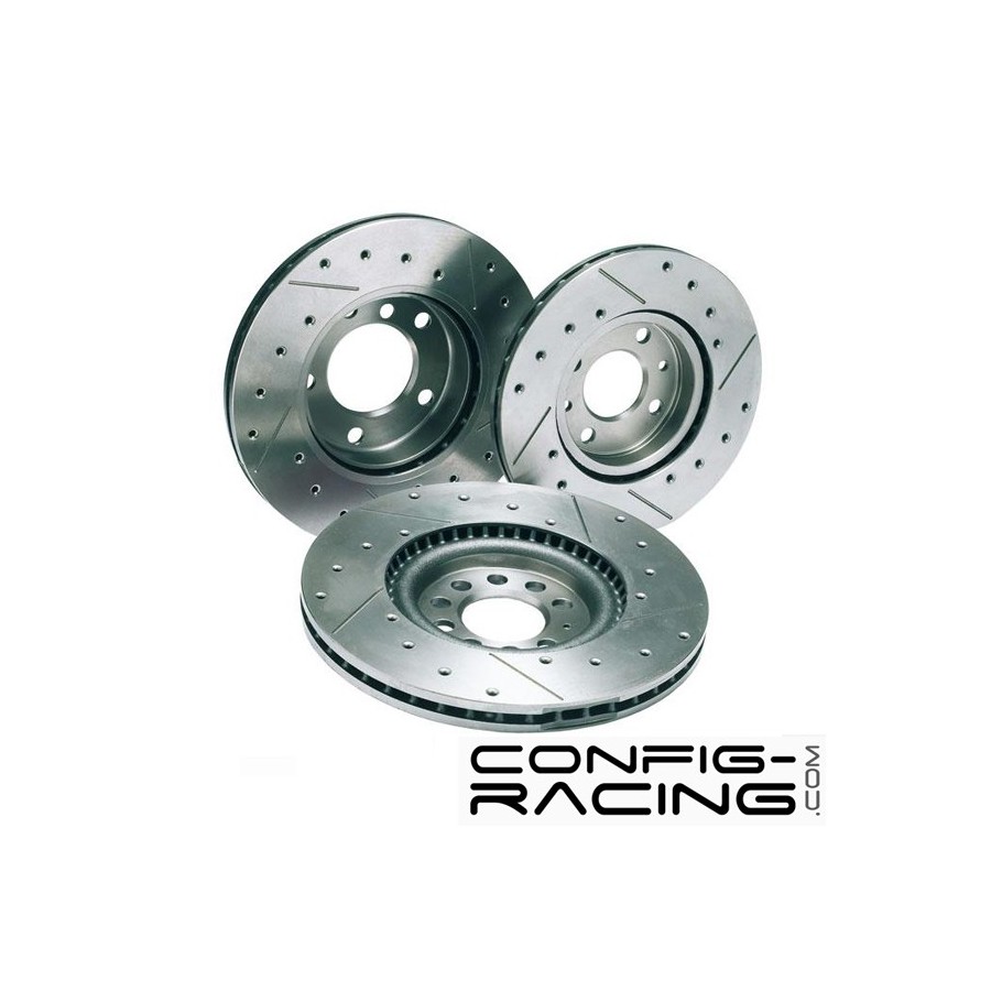 Disques de Frein Rainurés Percés Honda Intégra 1,8 Type R - Avant