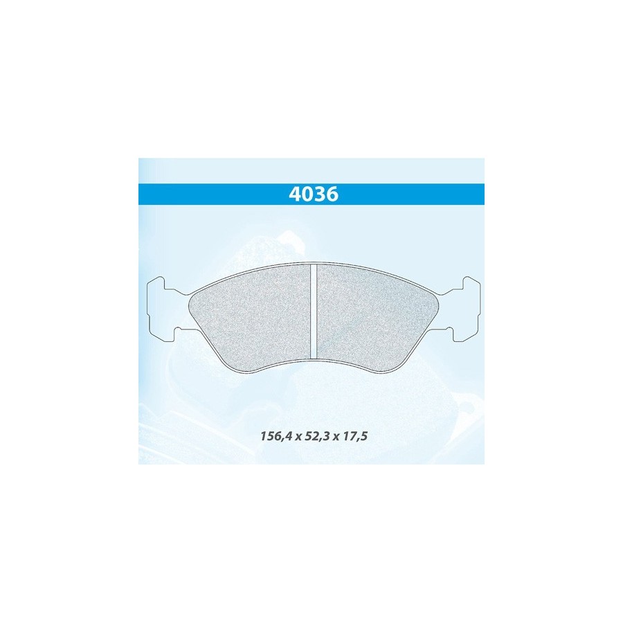 Plaquettes CARBONE LORRAINE Opel Astra (H) GSi