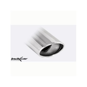 Silencieux Inox Inoxcar Citroen C2 VTS 1.6 16v (125cv) - sortie ovale 120x80mm