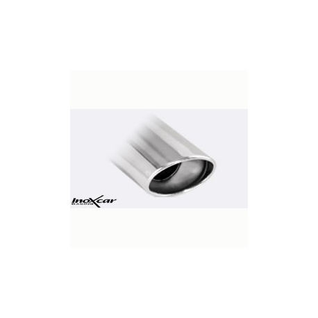 Silencieux Inox Inoxcar Citroen C2 VTS 1.6 16v (125cv) - sortie ovale droite et gauche 120x80mm