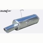 Silencieux Inox Inoxcar Peugeot 106 (phase 2) 1.6 16v Rallye / GTi - sortie 90x70mm