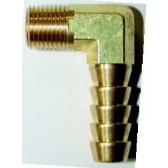 Raccord male 90degré - 1/8NPT / 8mm
