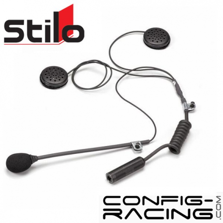 Micro + écouteurs casque STILO Jet ou Intégral - pour radio WRC