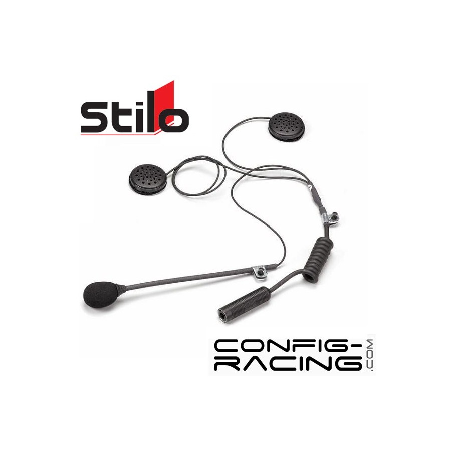 Micro + écouteurs casque STILO Jet ou Intégral - pour radio WRC