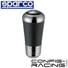 Pommeau Sparco Tecno - Chrome/cuir
