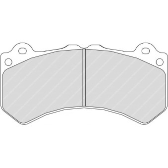 Plaquettes Ferodo Racing Nissan GTR R35