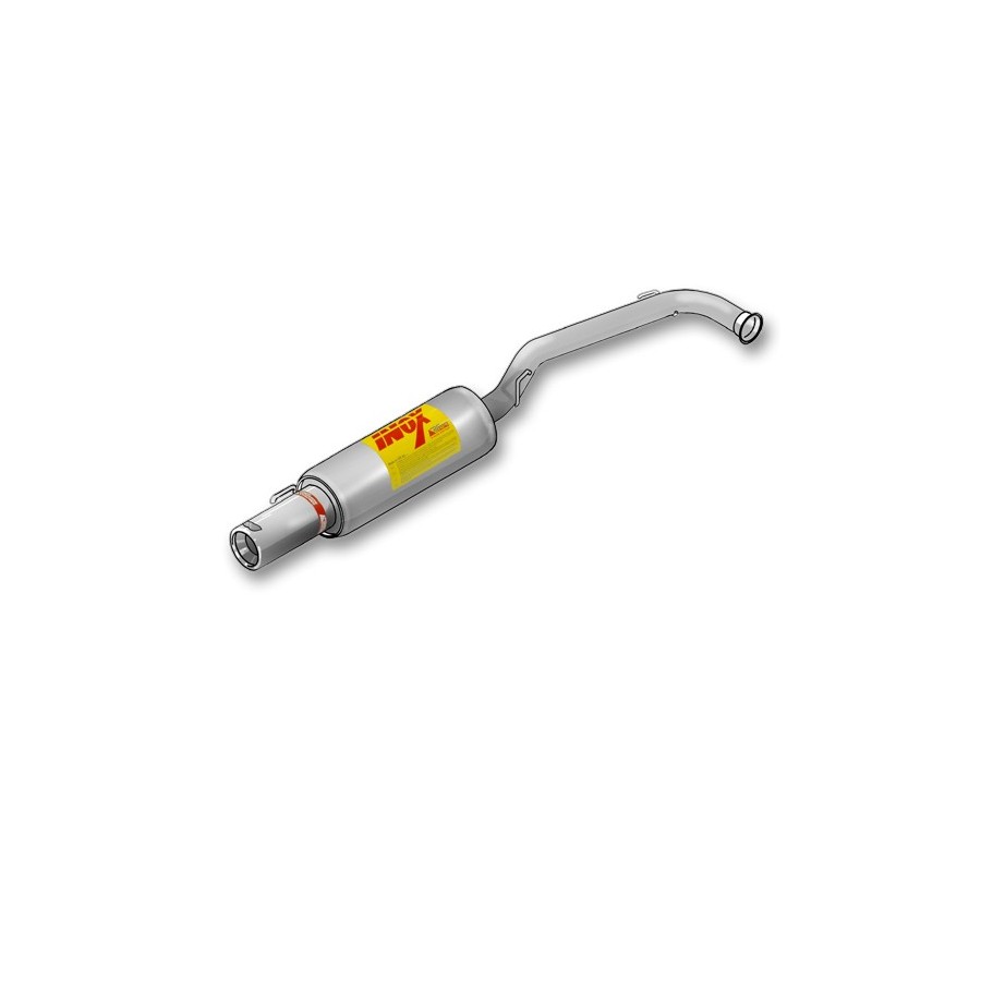 Silencieux inox Groupe N RC Racing Renault Clio Williams